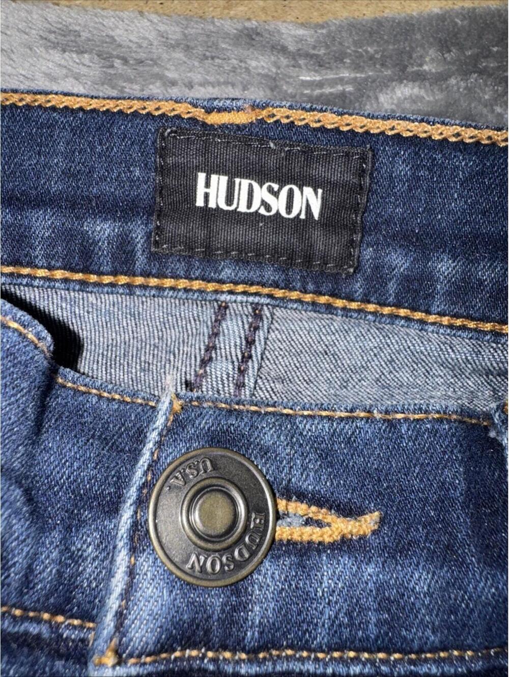 Hudson Ankle Krista Super Skinny Jeans Size 24 Medium Wash Denim